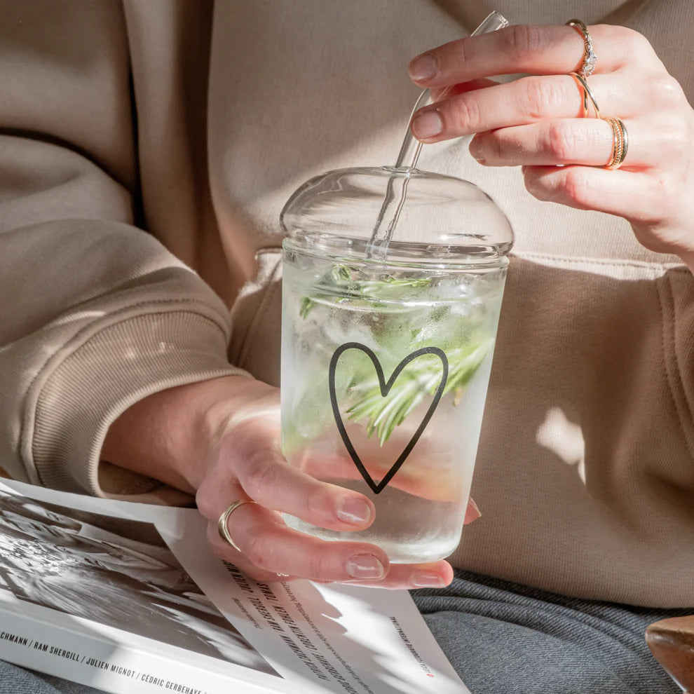 Eulenschnitt Glasdeckel für Trinkglas - Interior > Dekoration > Tassen von mahina
