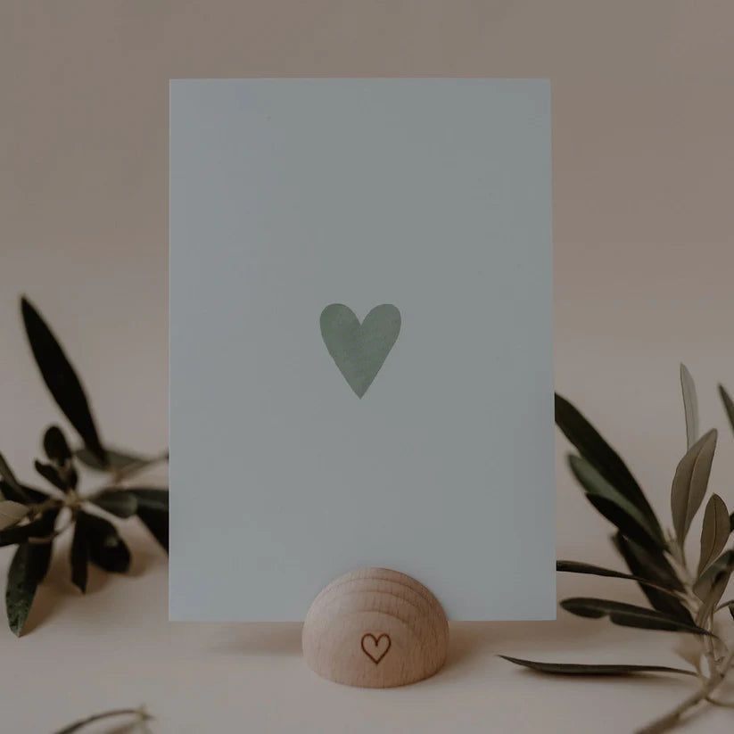 Eulenschnitt Halbrunder Kartenständer Herz - Bastelbedarf -> Geschenkverpackungen von mahina