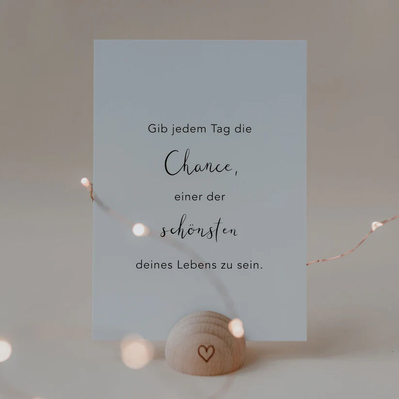 Eulenschnitt Halbrunder Kartenständer Herz - Bastelbedarf -> Geschenkverpackungen von mahina