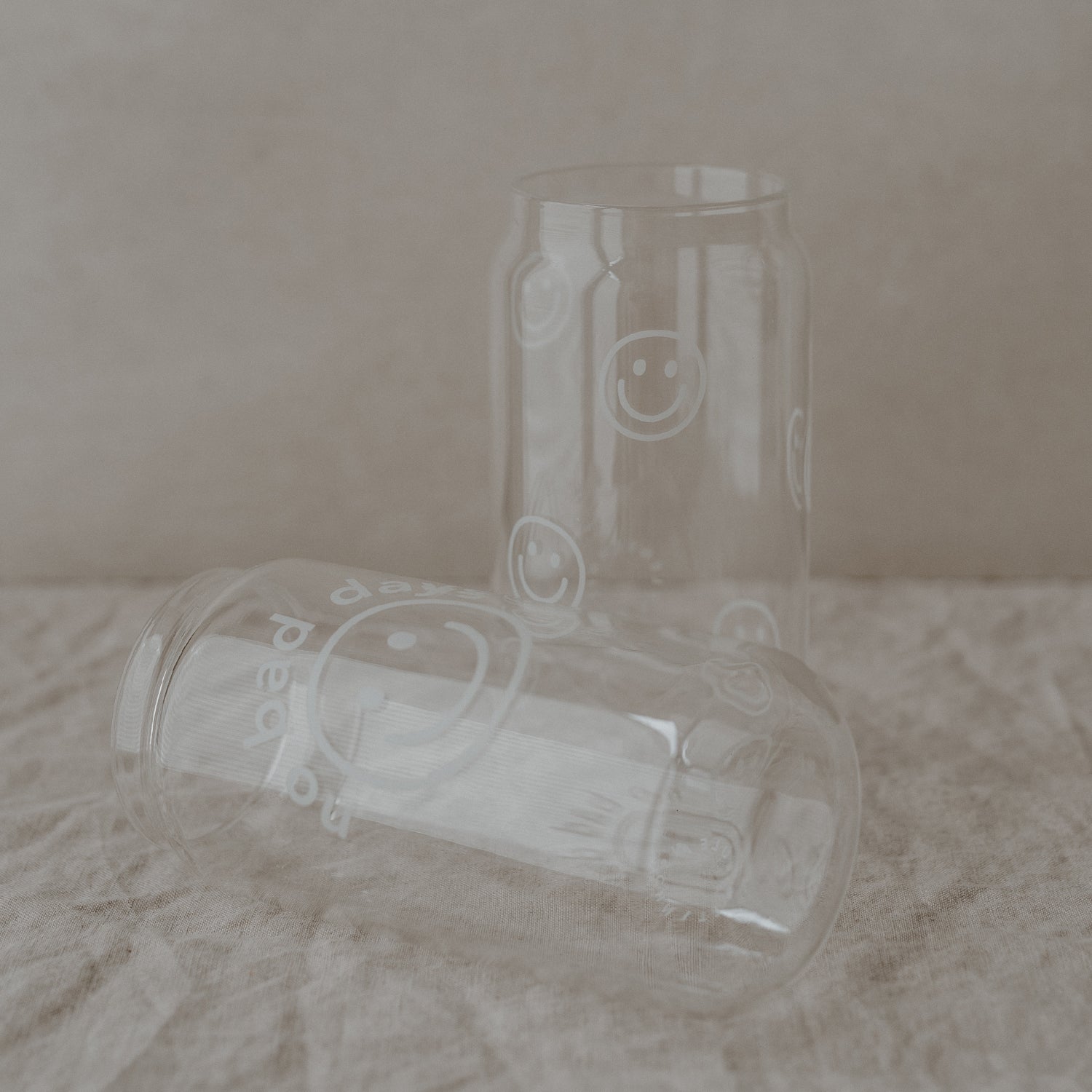 Eulenschnitt Hohes Trinkglas Smileys 500ml - Interior > Dekoration > Tassen von mahina