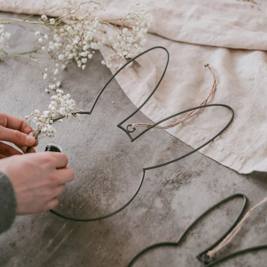 Eulenschnitt Metallkranz Hase - Bastelbedarf -> Metall -> Metallringe -> Sonstige Formen von mahina