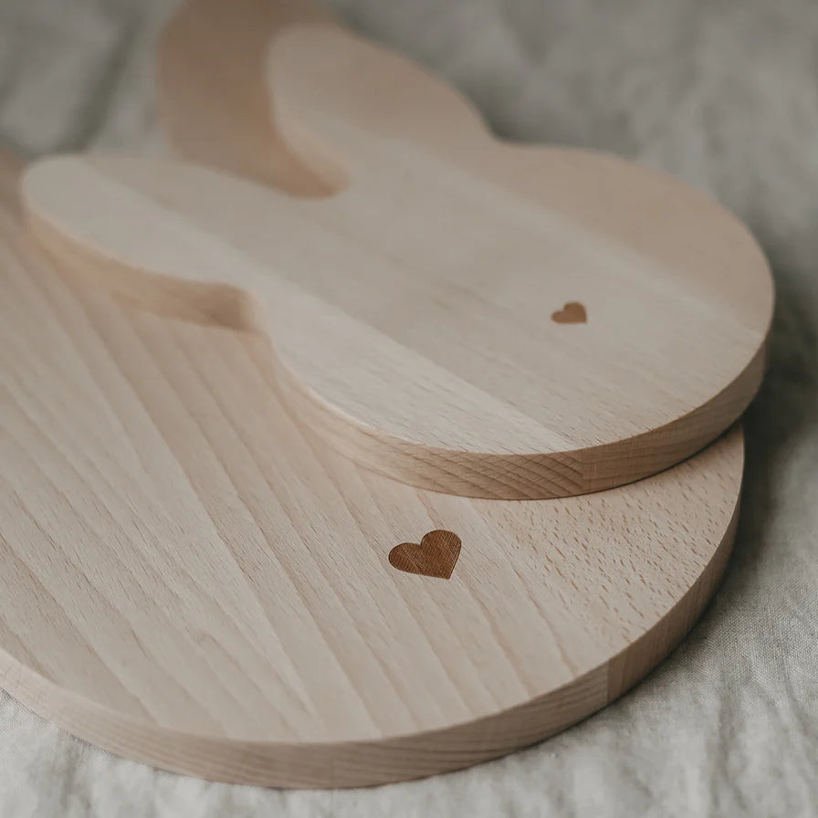 Eulenschnitt Mini Hasenbrett - Holzbrett von mahina