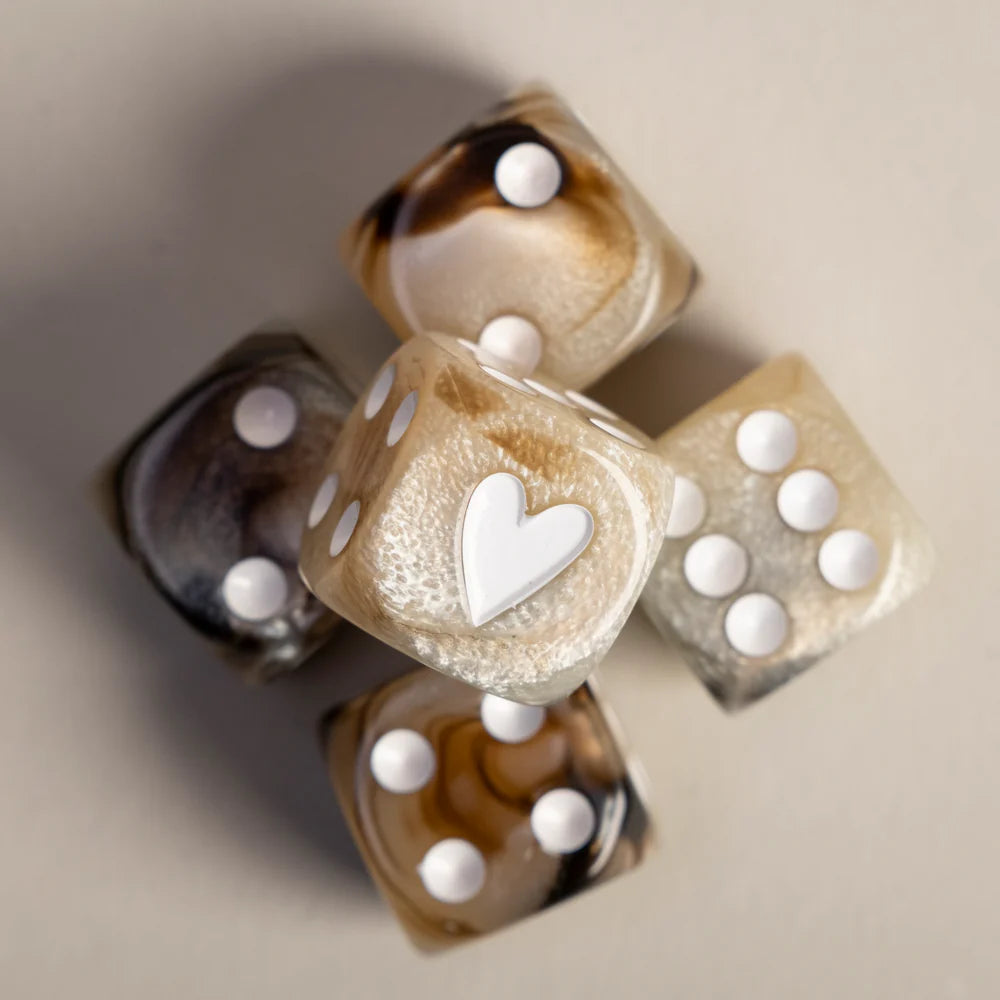 Eulenschnitt Würfelset Braun - Interior > Dekoration > Sonstiges von mahina