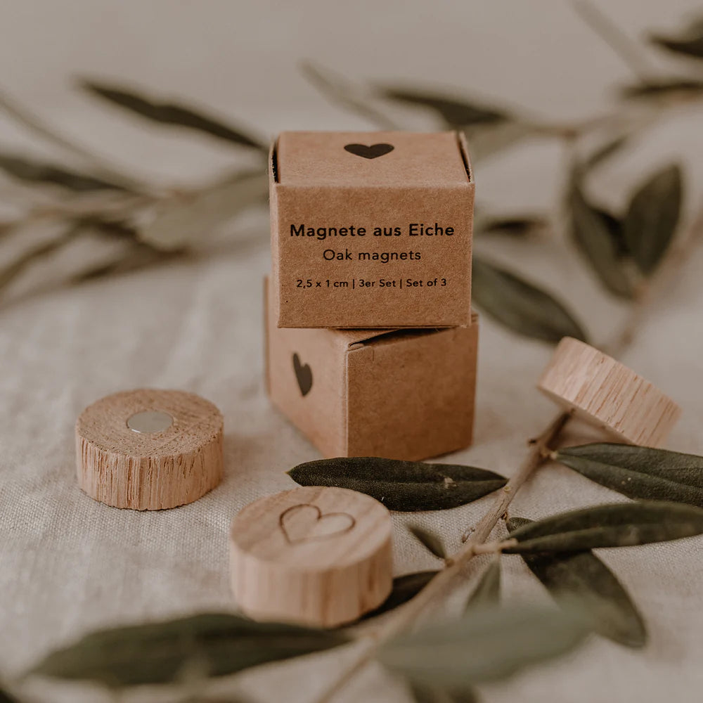Holzmagnet 3er Set, verschiedene Sorten - Interior > Dekoration > Sonstiges von mahina