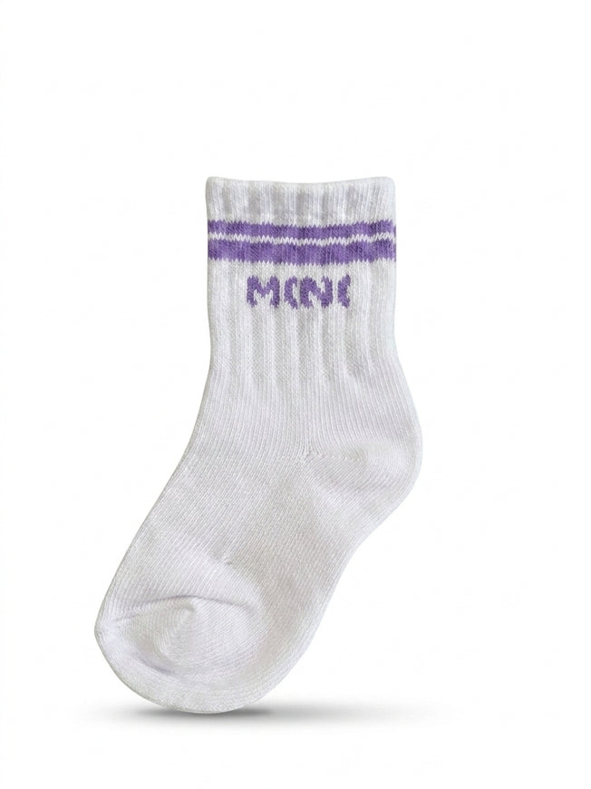 Socken "Mini Flieder" - Haarklammer von mahina