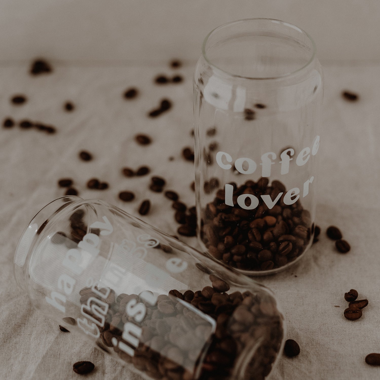 Eulenschnitt Hohes Trinkglas Coffee Lover 500ml - mahina