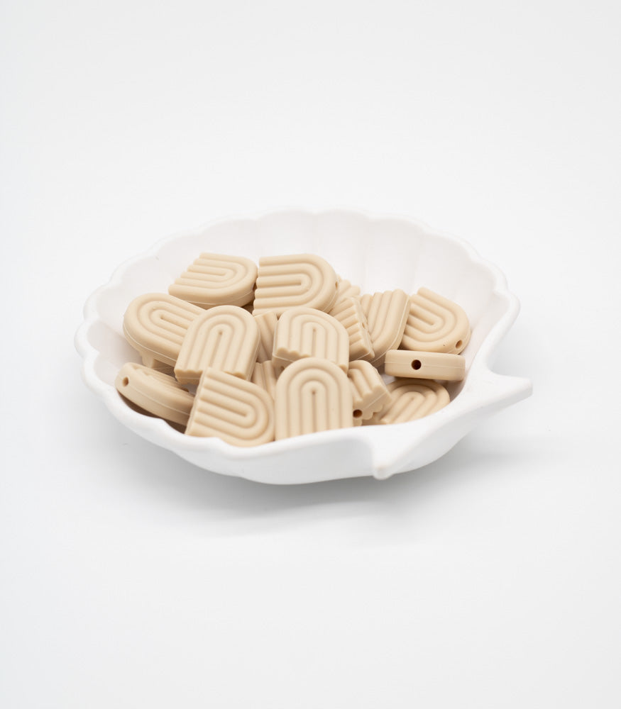 Silikonperle "Regenbogen" 20mm 10 Farben - Bastelbedarf -> Silikon -> Silikonperlen -> Rund von mahina