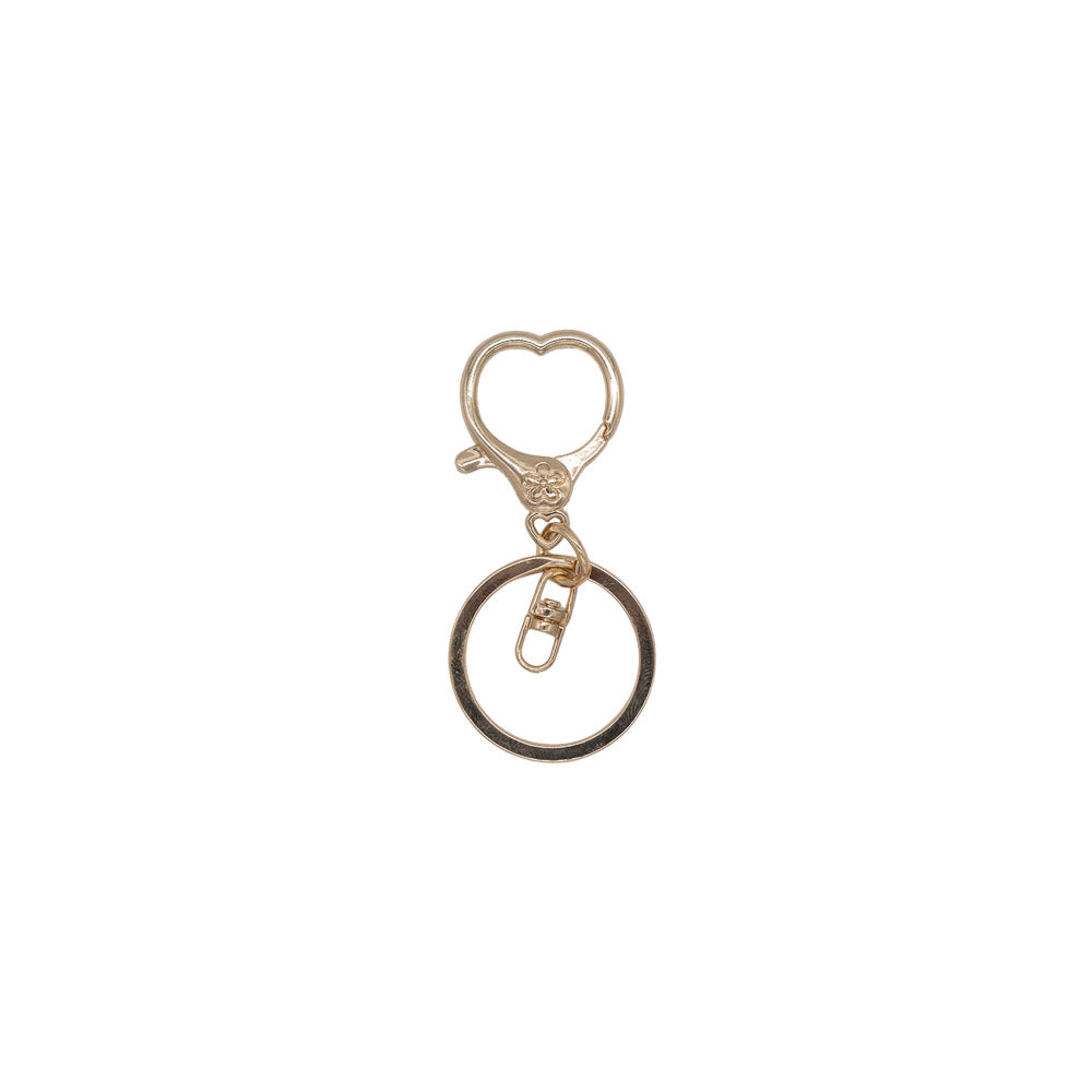 Karabiner in Herzform – Gold, 6,6 cm - Bastelbedarf -> Karabiner von mahina