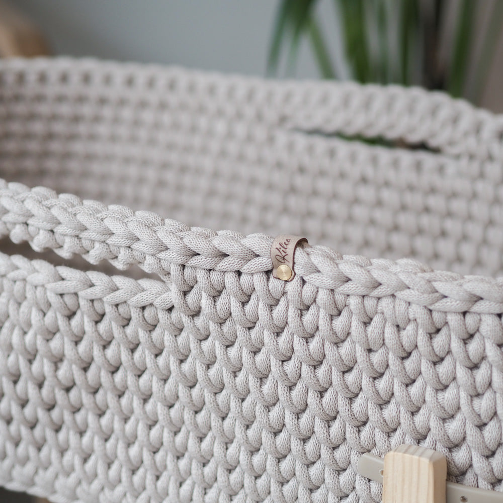 Handgemachter Moseskorb/Babywiege - mahina x kilea - Interior > Dekoration > Häkelprodukte von mahina