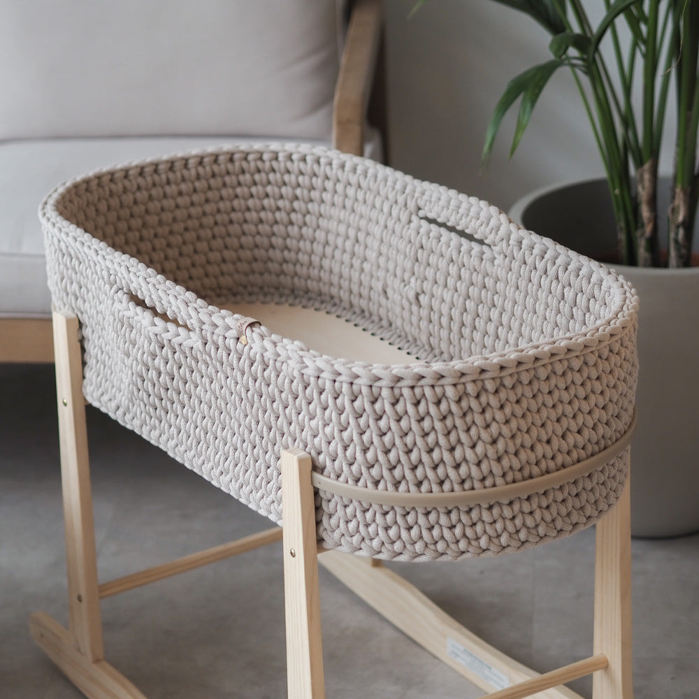 Handgemachter Moseskorb/Babywiege - mahina x kilea - Interior > Dekoration > Häkelprodukte von mahina