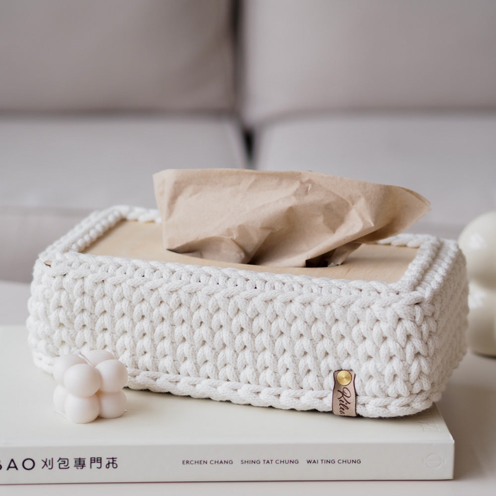 Handgemachte Häkel-Taschentuchbox - mahina x kilea - Interior > Dekoration > Häkelprodukte von mahina