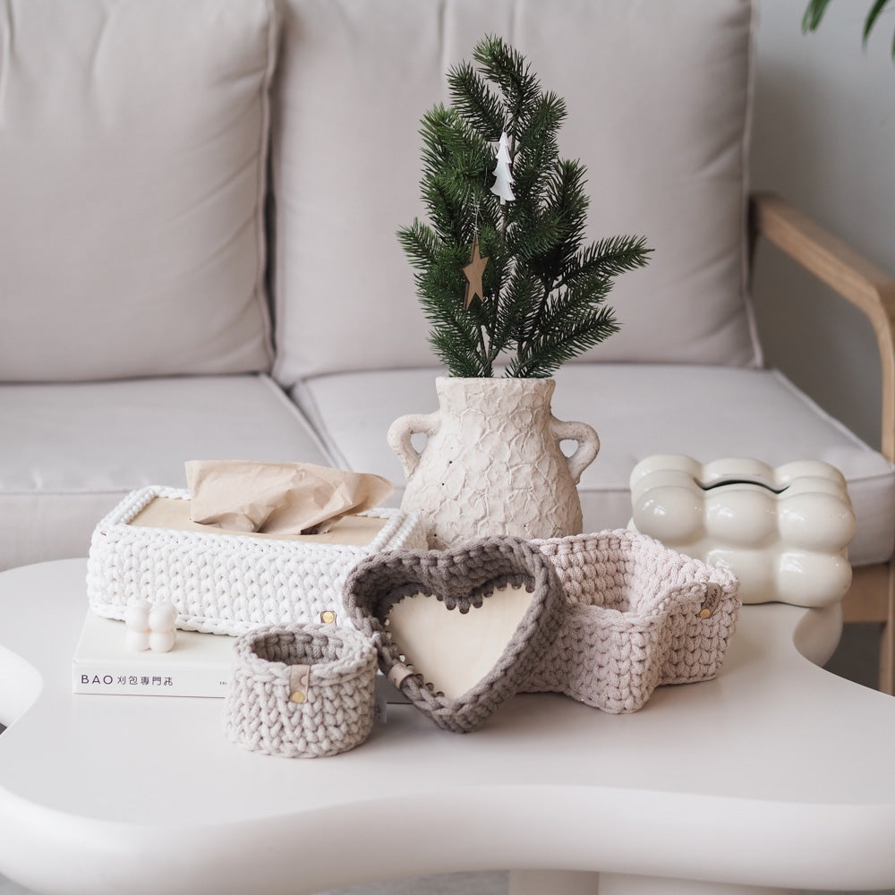 Handgemachte Häkel-Taschentuchbox - mahina x kilea - Interior > Dekoration > Häkelprodukte von mahina