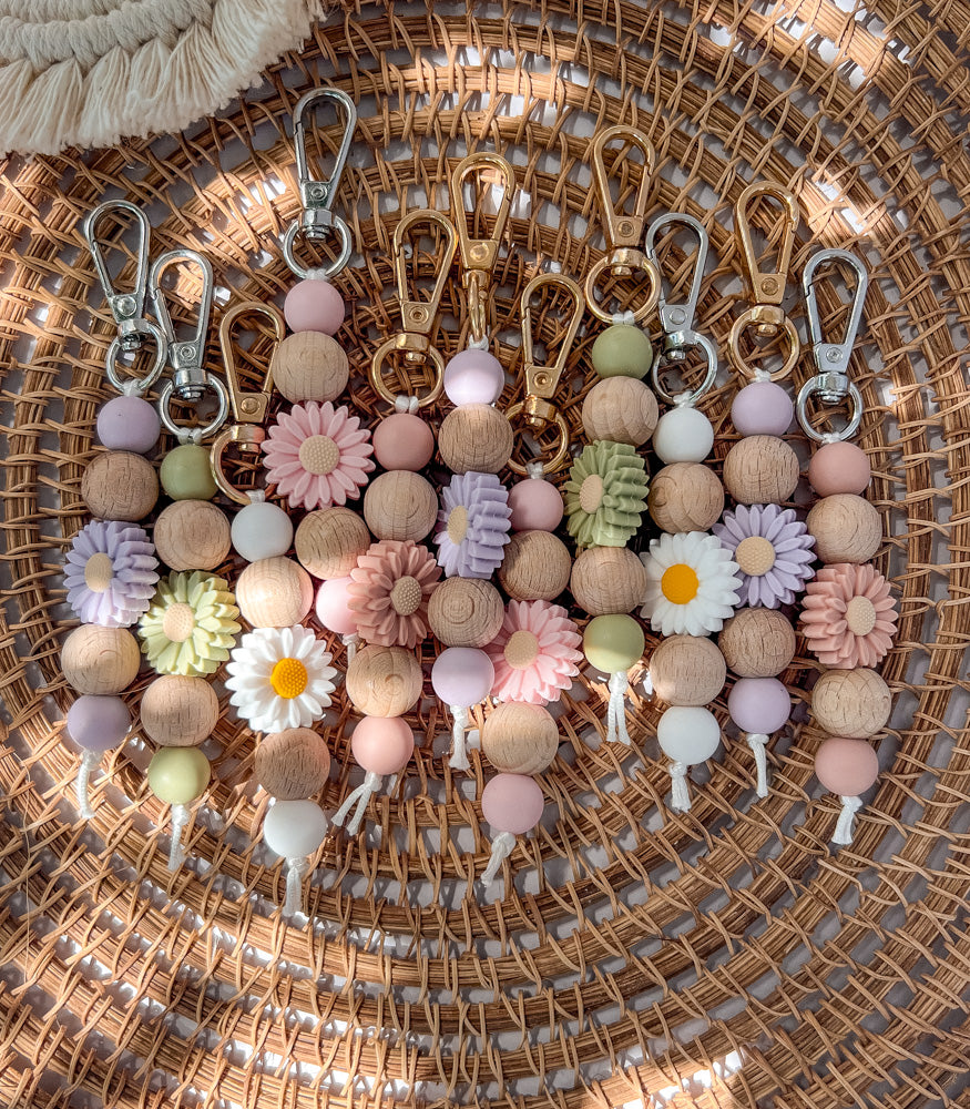 Handgemachter Schlüsselanhänger "Daisy" - Interior > MAHINA Handmade > Schlüsselanhänger von mahina
