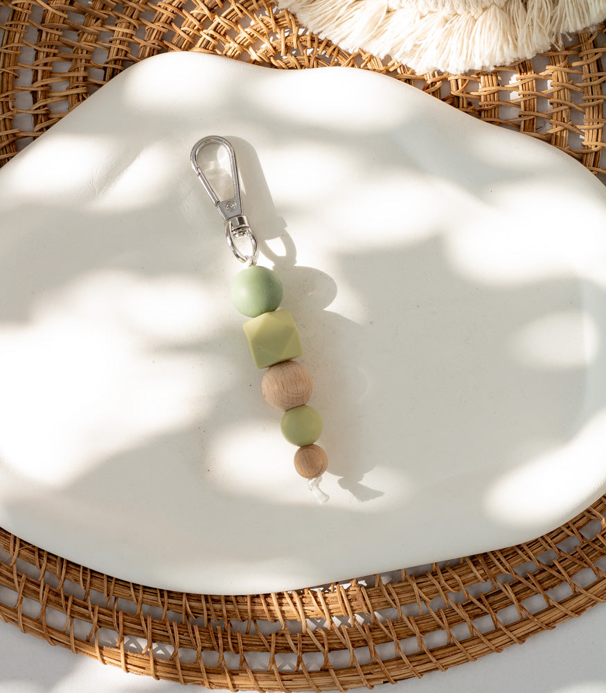 Handgemachter Schlüsselanhänger "Fiori" mit Motivperle - Interior > MAHINA Handmade > Schlüsselanhänger von mahina