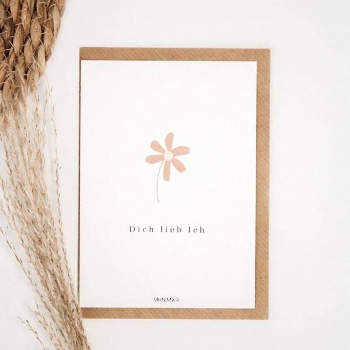 Geschenkkarte "Dich Lieb Ich" - mahina