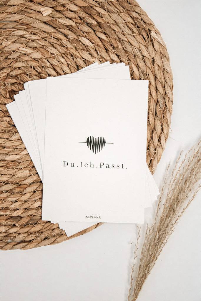 Geschenkkarte "Du Ich Passt" - mahina