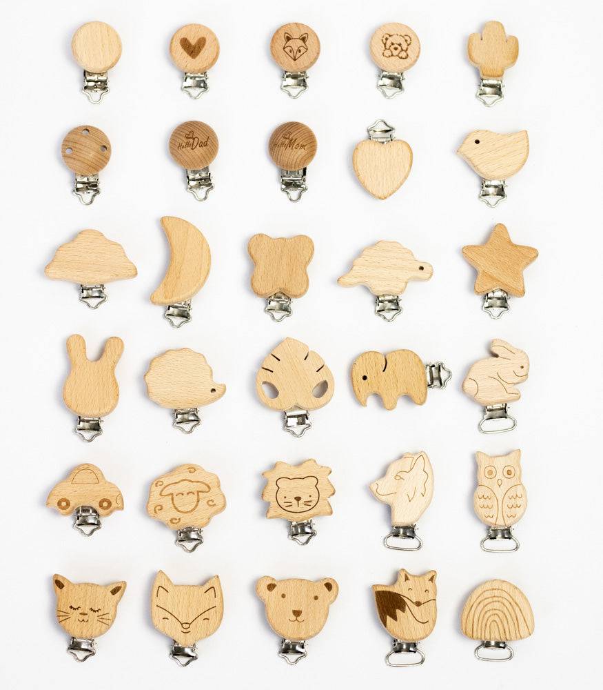 Handgemachte Makramee Schnullerkette "Classic" personalisierbar - mahina