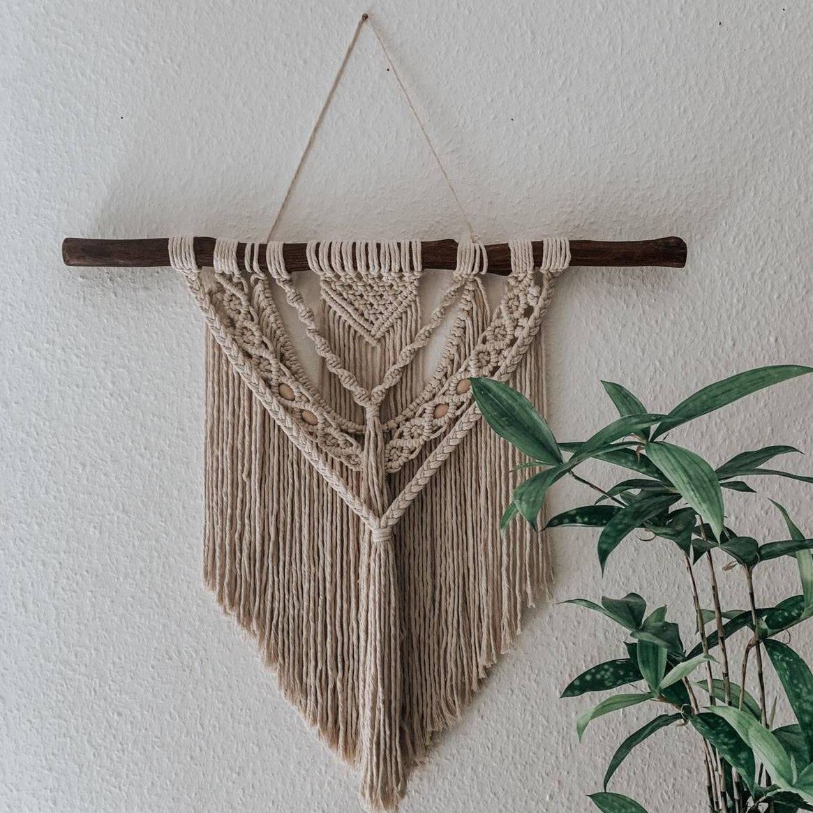 Handgemachter Makramee Wandbehang "Hawi" - mahina