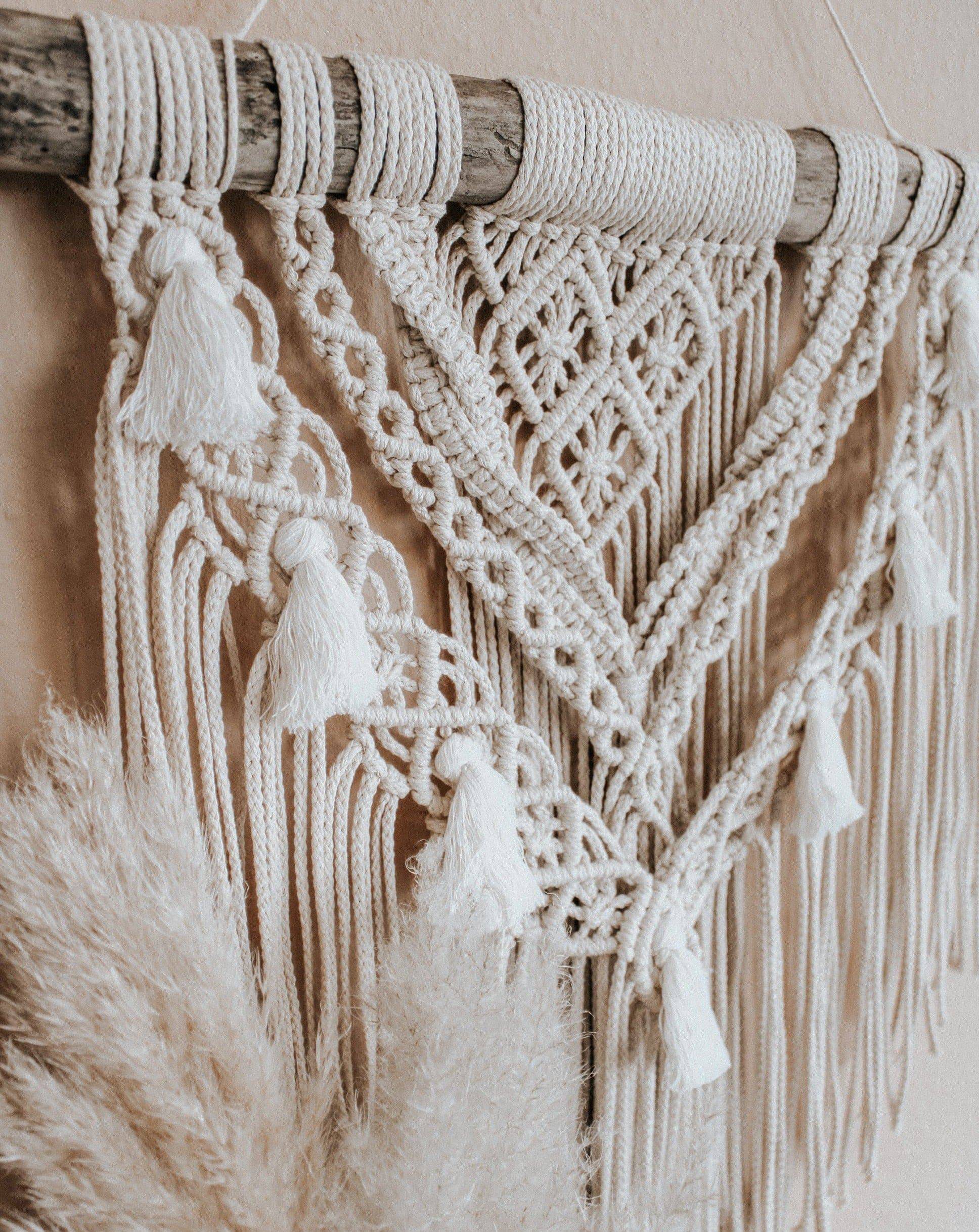 Handgemachter Makramee Wandbehang "Lolani" - mahina