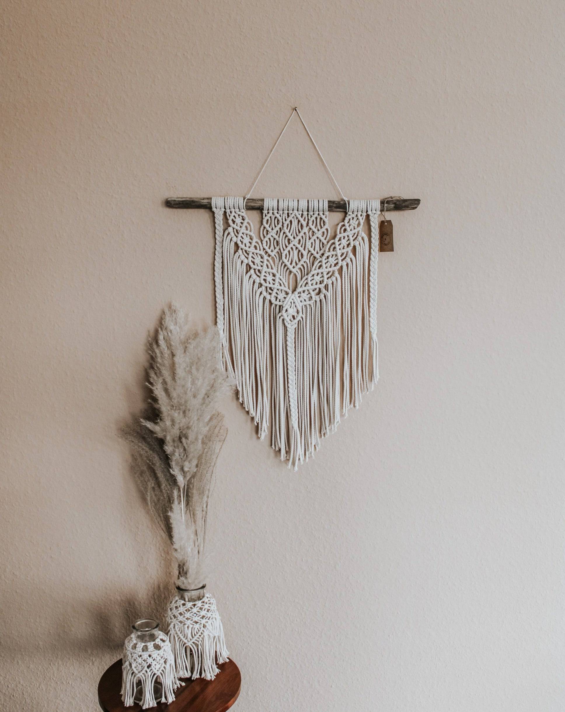 Handgemachter Makramee Wandbehang "Ohana" - mahina