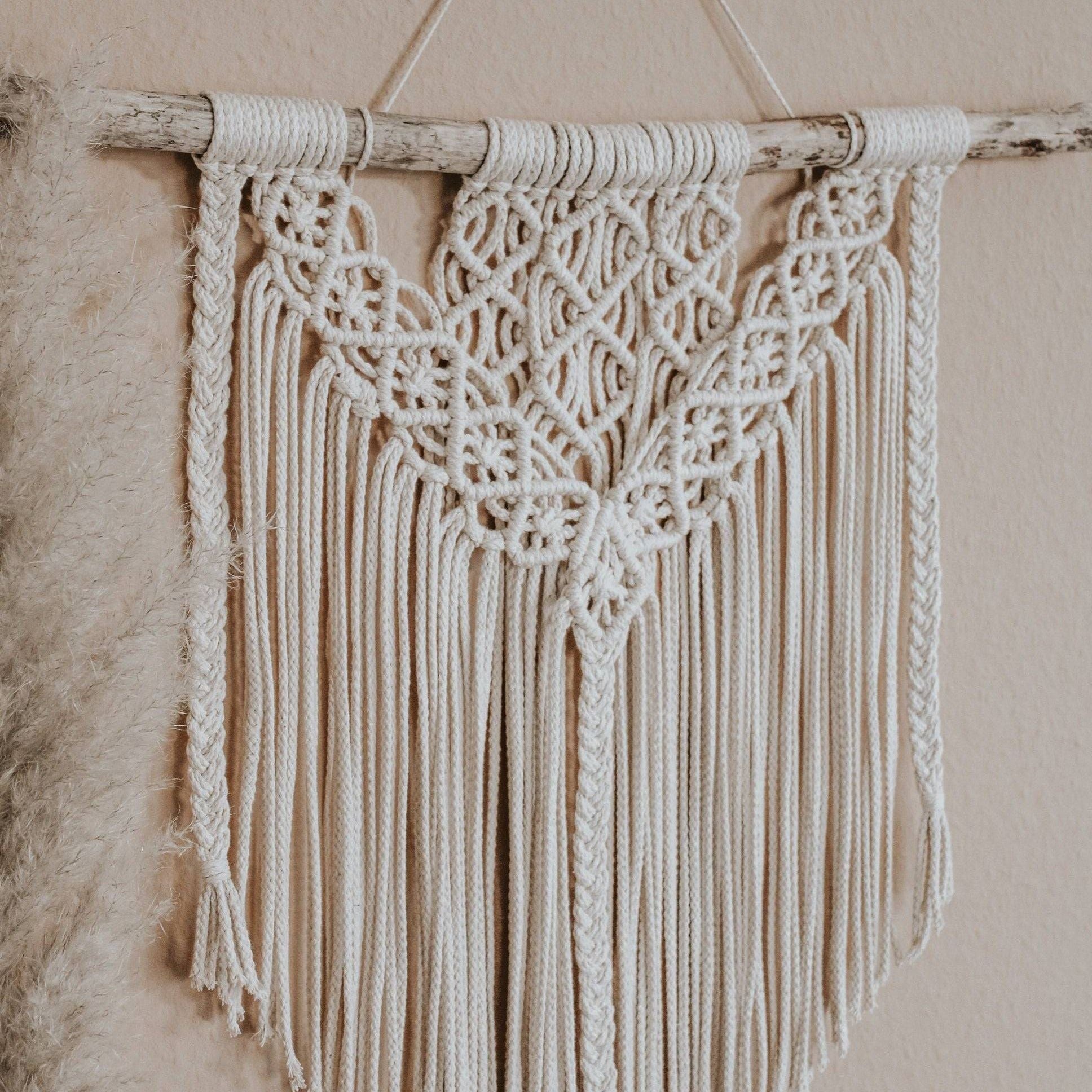 Handgemachter Makramee Wandbehang "Ohana" - mahina