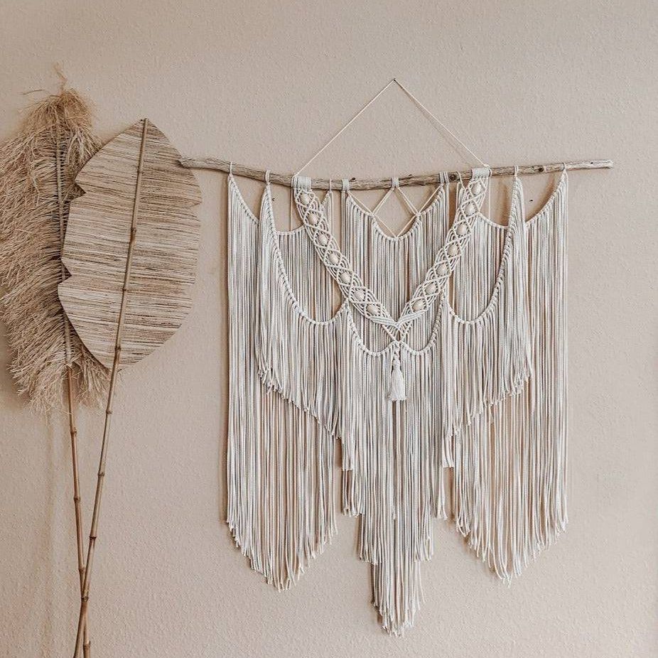 Handgemachter Makramee Wandbehang "Pāhoa" - mahina