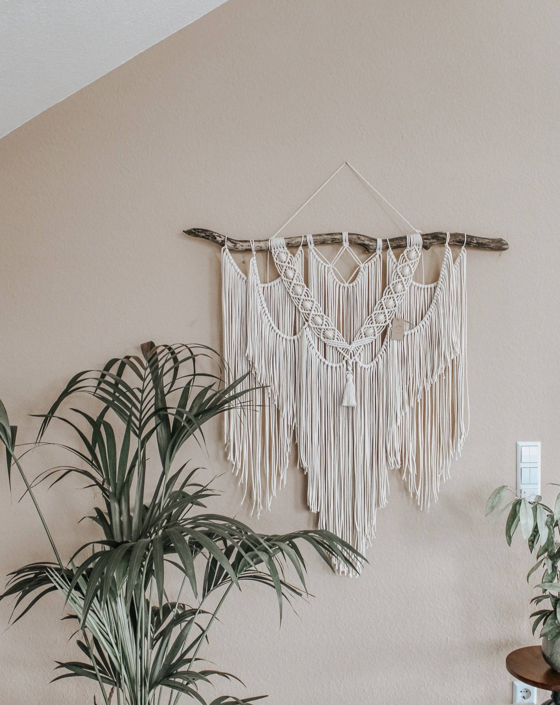 Handgemachter Makramee Wandbehang "Pāhoa" - mahina