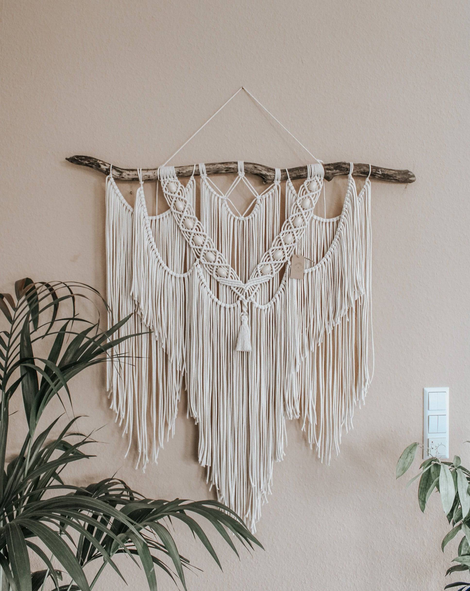 Handgemachter Makramee Wandbehang "Pāhoa" - mahina