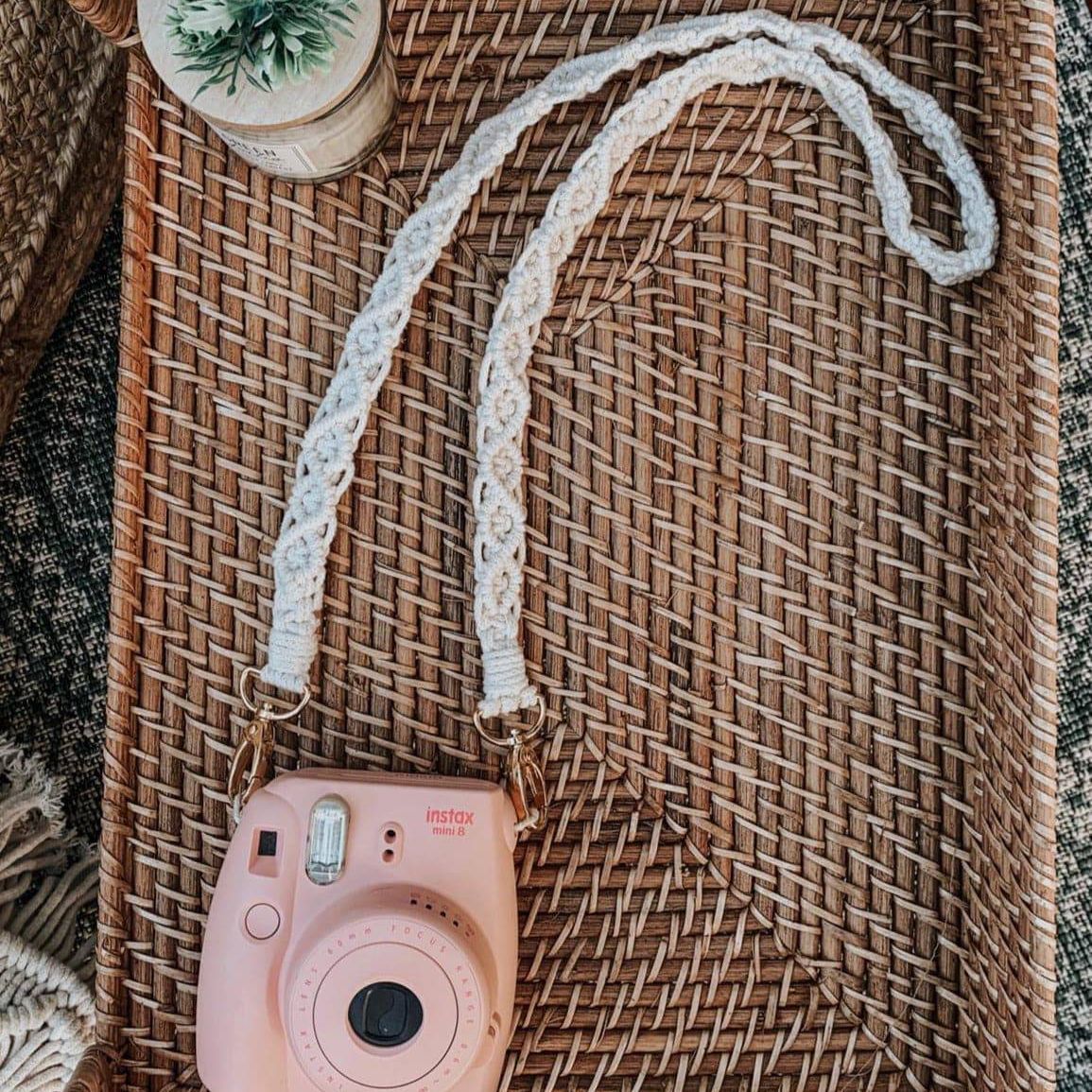 Handgemachter Makramee Kameragurt - mahina