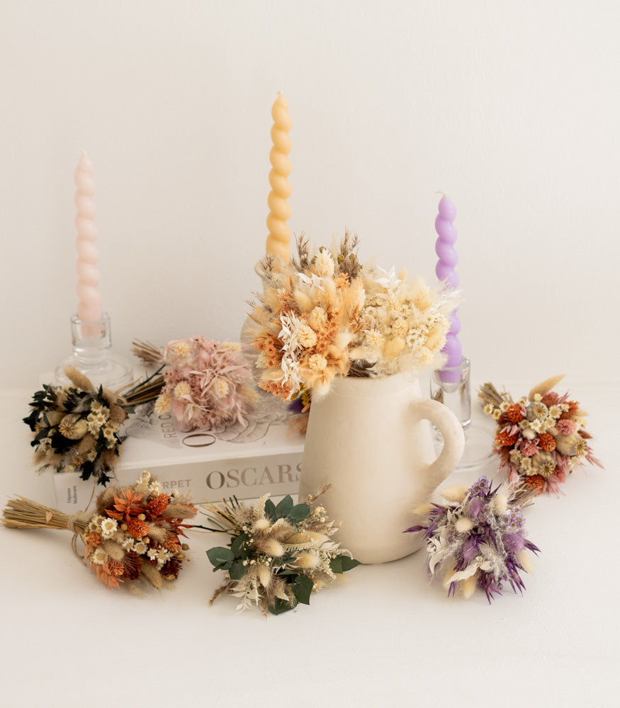 Kleiner Trockenblumenstrauß "Nature" - Trockenblumen -> Sträuße von mahina