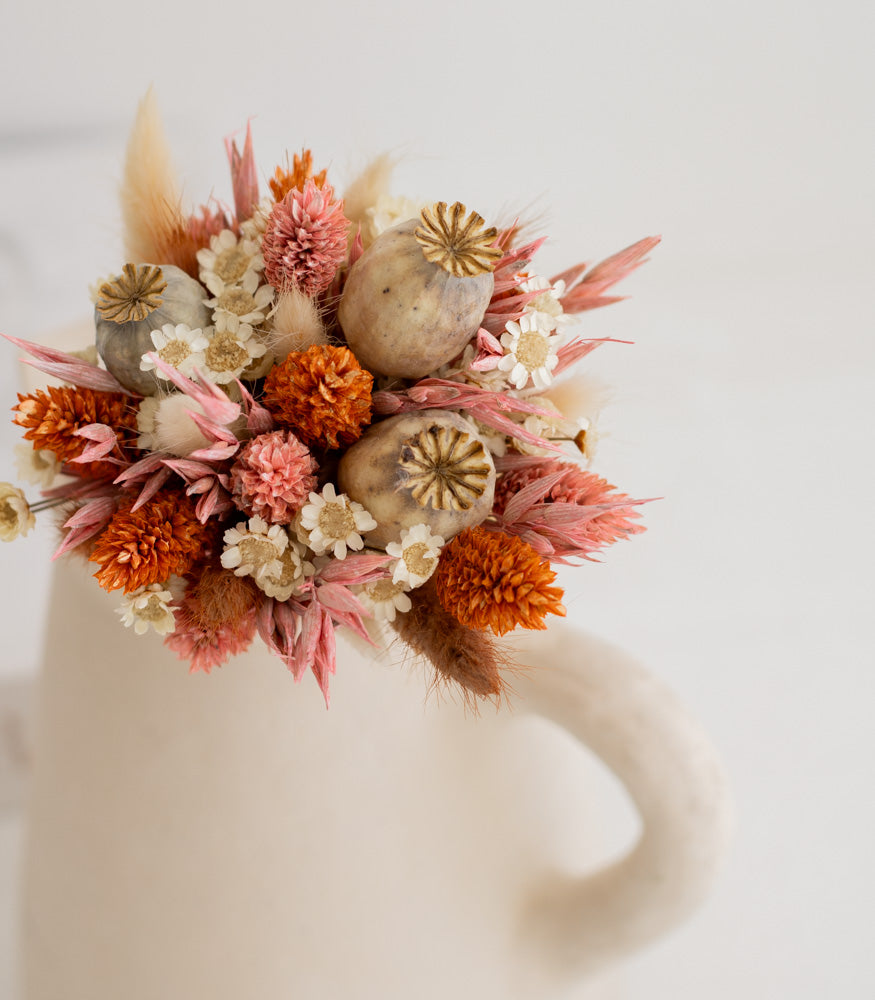 Kleiner Trockenblumenstrauß "Wild Crush" - Trockenblumen -> Sträuße von mahina