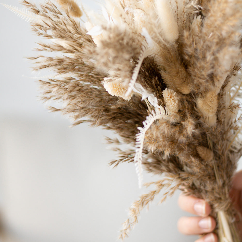 Mittlerer Trockenblumenstrauß "Nature" - Trockenblumen -> Sträuße von mahina