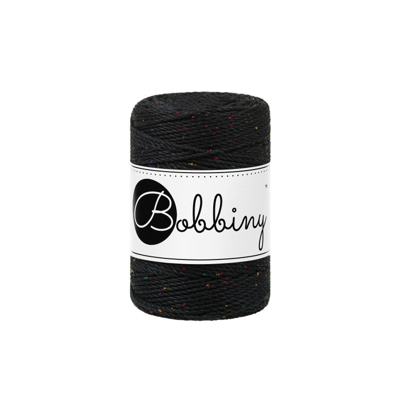 Bobbiny Makramee Garn 1,5mm 3ply Midnight Dust 100m