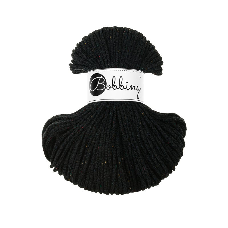 Bobbiny JUNIOR Flechtkordel 3mm geflochten Midnight Dust 100m - Garne > Baumwollgarne > Bobbiny > Geflochten > 3mm von mahina