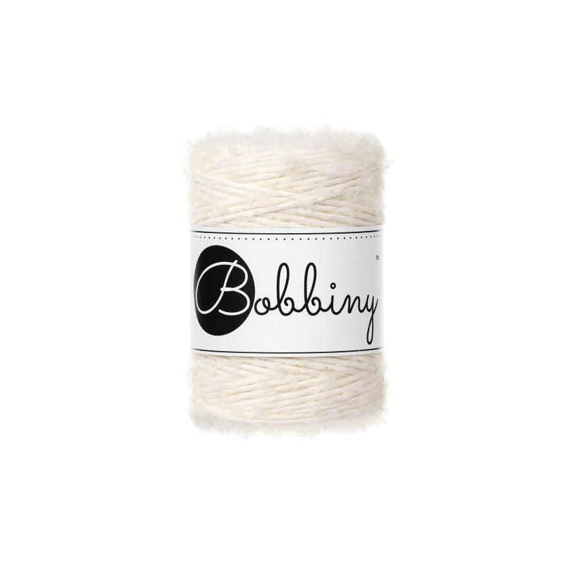 Bobbiny Makramee Garn 1,5mm Bouclé 100m Natural