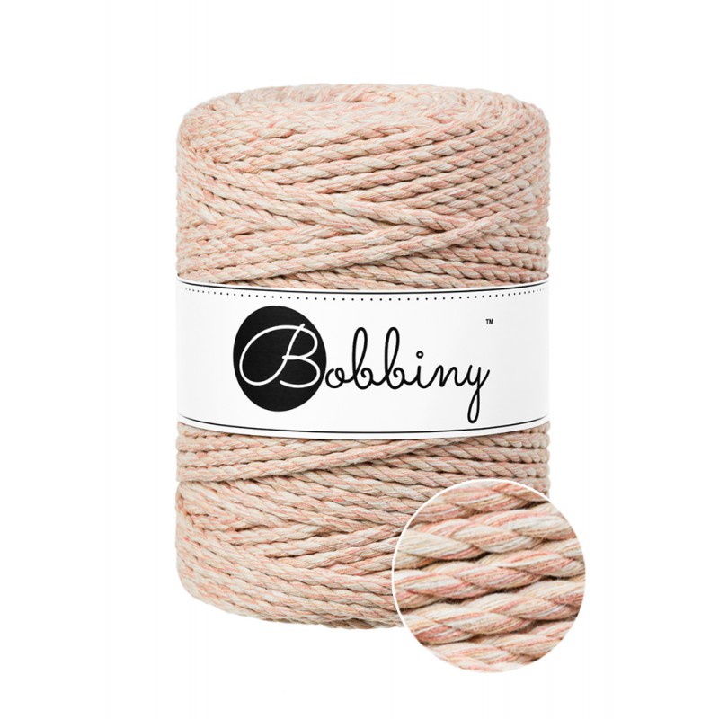 Bobbiny Makramee Garn 5mm 3ply 100m verschiedene Farben - mahina