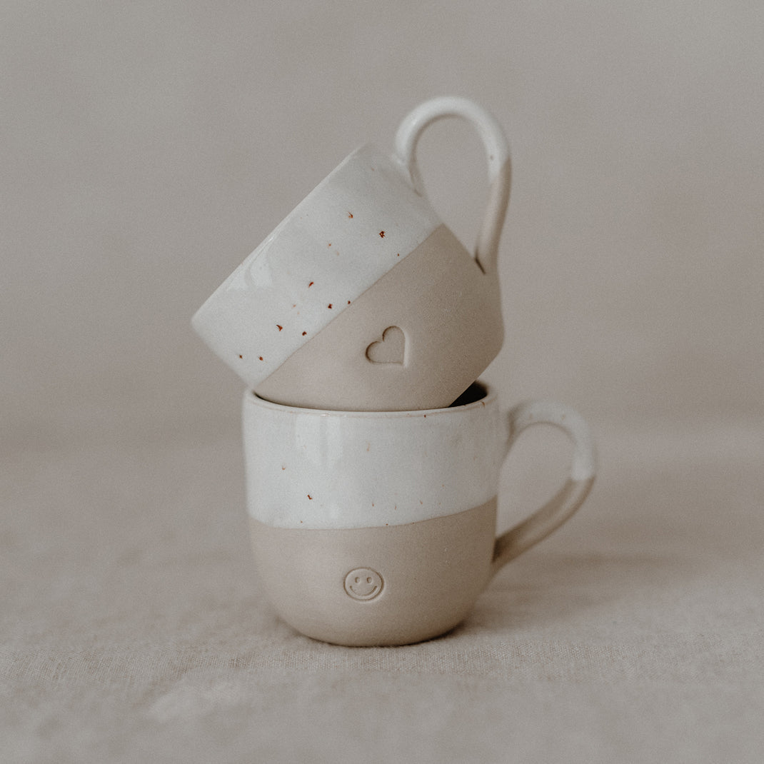 Eulenschnitt Handgemachter Espresso Tasse Smiley (Kopie)