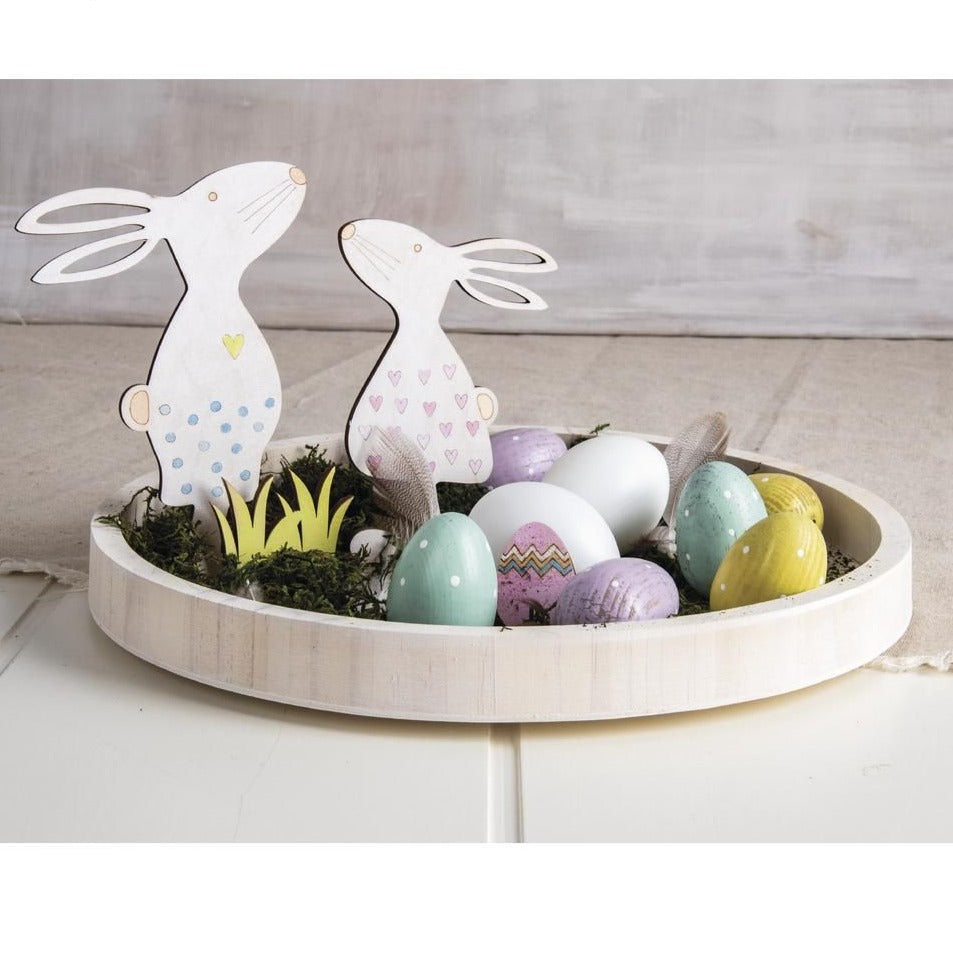 Holz-Tablett rund, FSC Mix Credit 30cm - Bastelbedarf -> Sonstiges von mahina