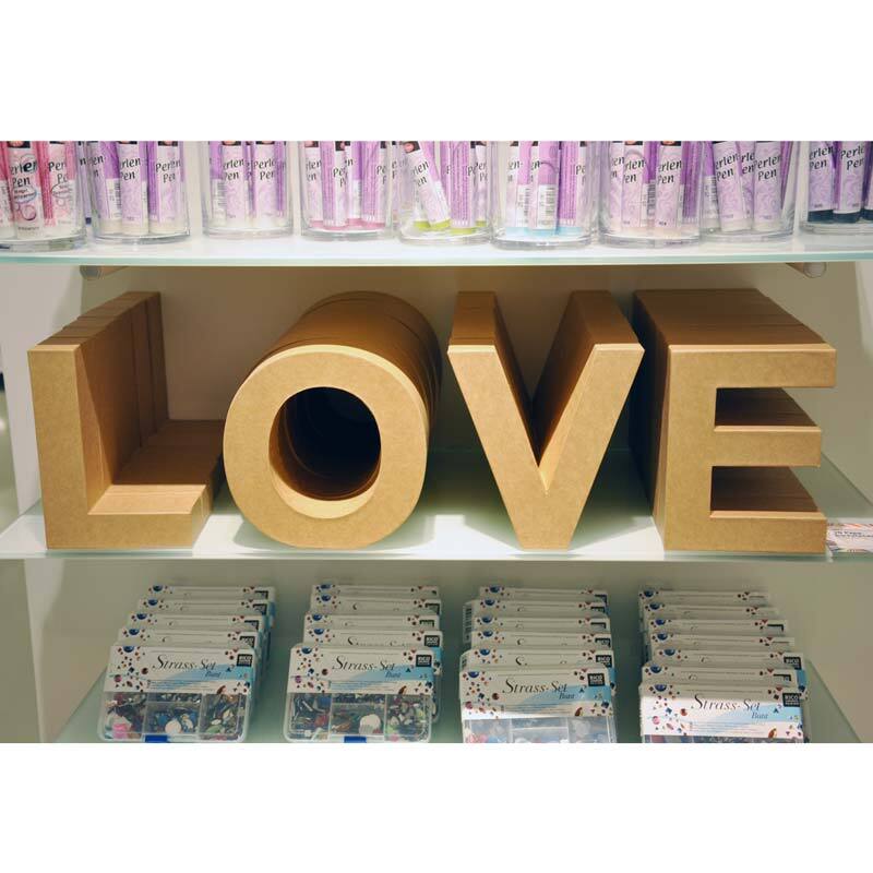 3D Pappmaschee Buchstaben stehend - Bastelbedarf -> Sonstiges von mahina