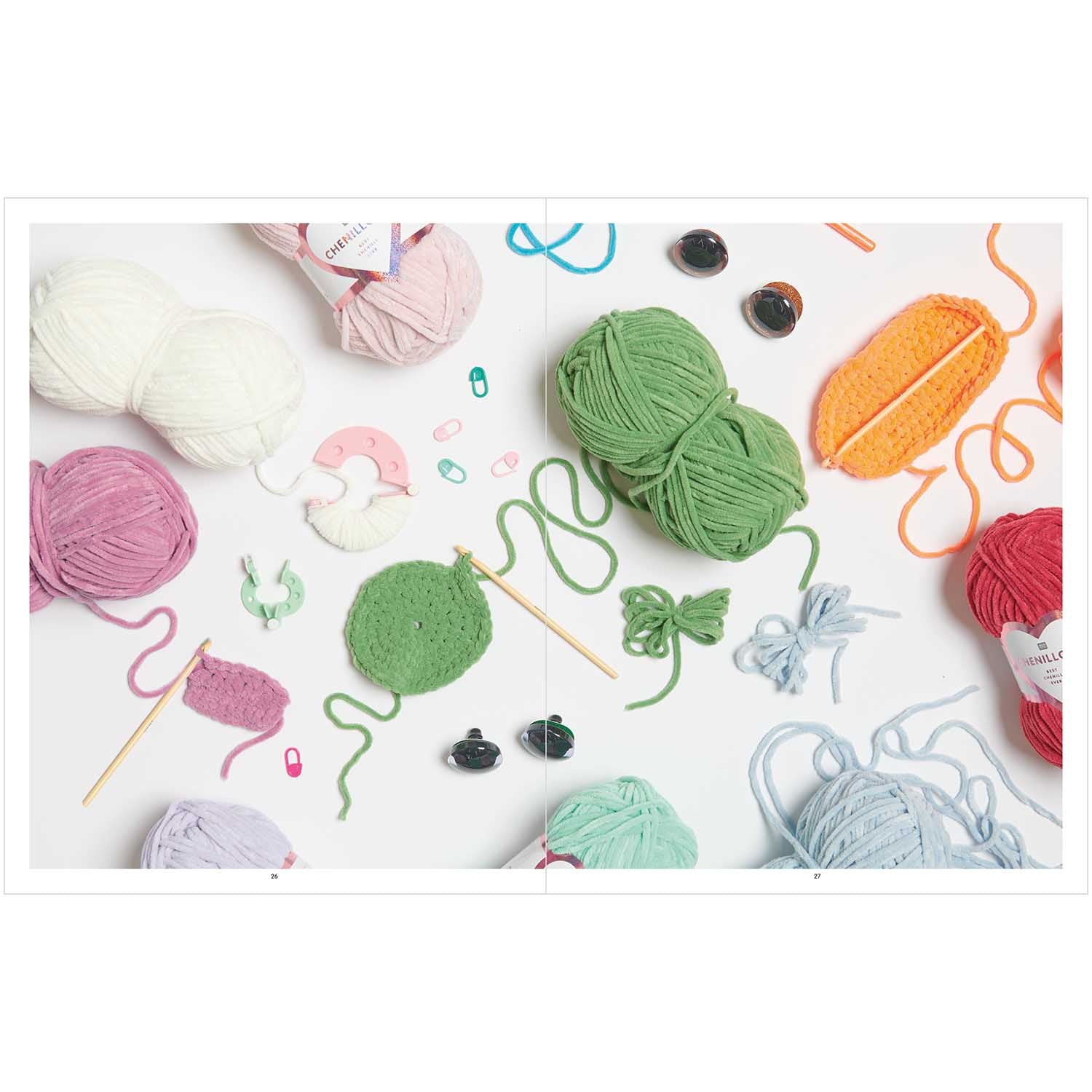 Chenillove Big Cuties, Häkelanleitung - Garne -> Chenillove von mahina