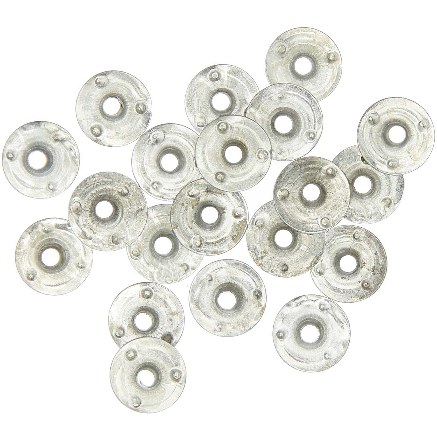 Dochthalter aus Metall, 20 Stück - Bastelbedarf -> Gießen von mahina