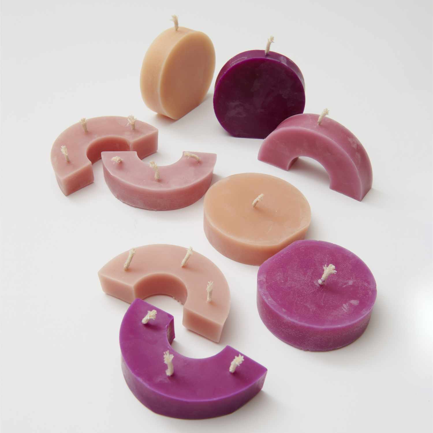 Kerzengießform Flach Kreis, 100x103x30mm - Bastelbedarf -> Gießen von mahina