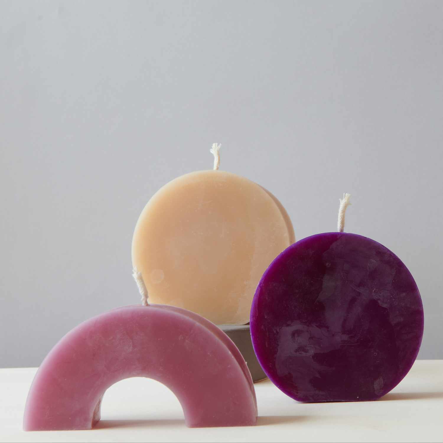 Kerzengießform Flach Kreis, 100x103x30mm - Bastelbedarf -> Gießen von mahina