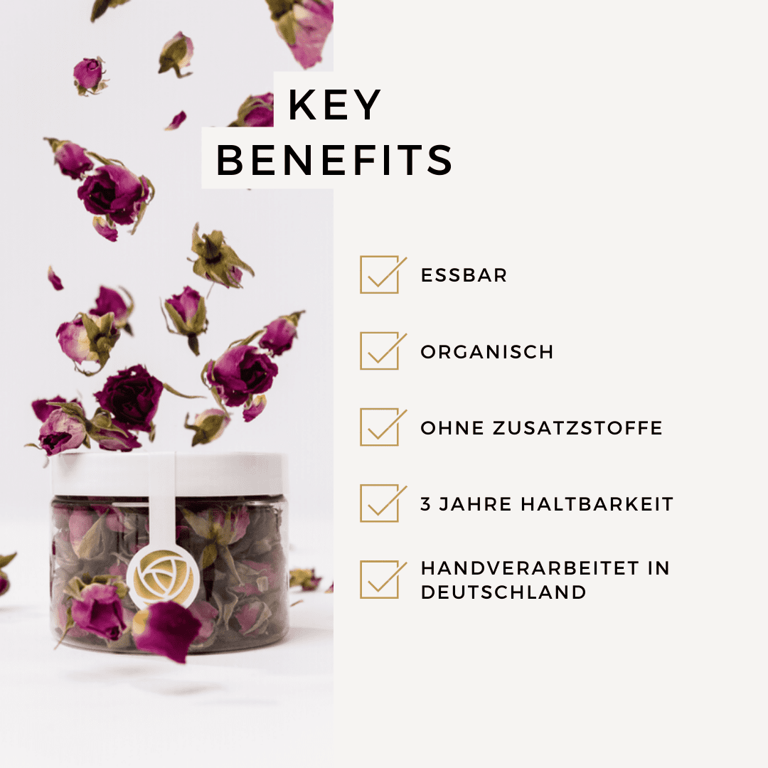 Rosie Rose "Damaszener Rosenblüten" - Essblüten von mahina