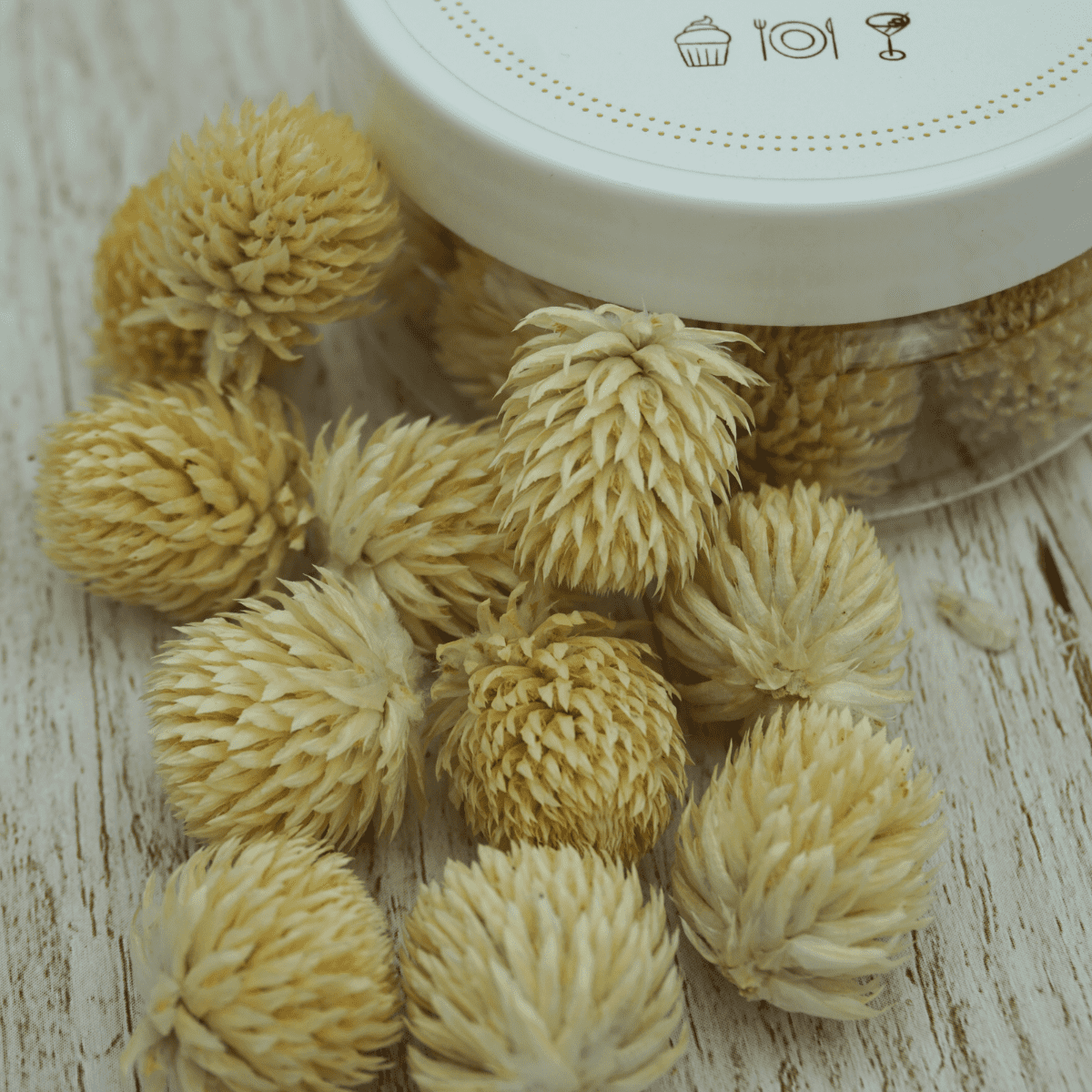 Rosie Rose "Kugelamarant" 15 Stück - SALE - Essblüten von mahina