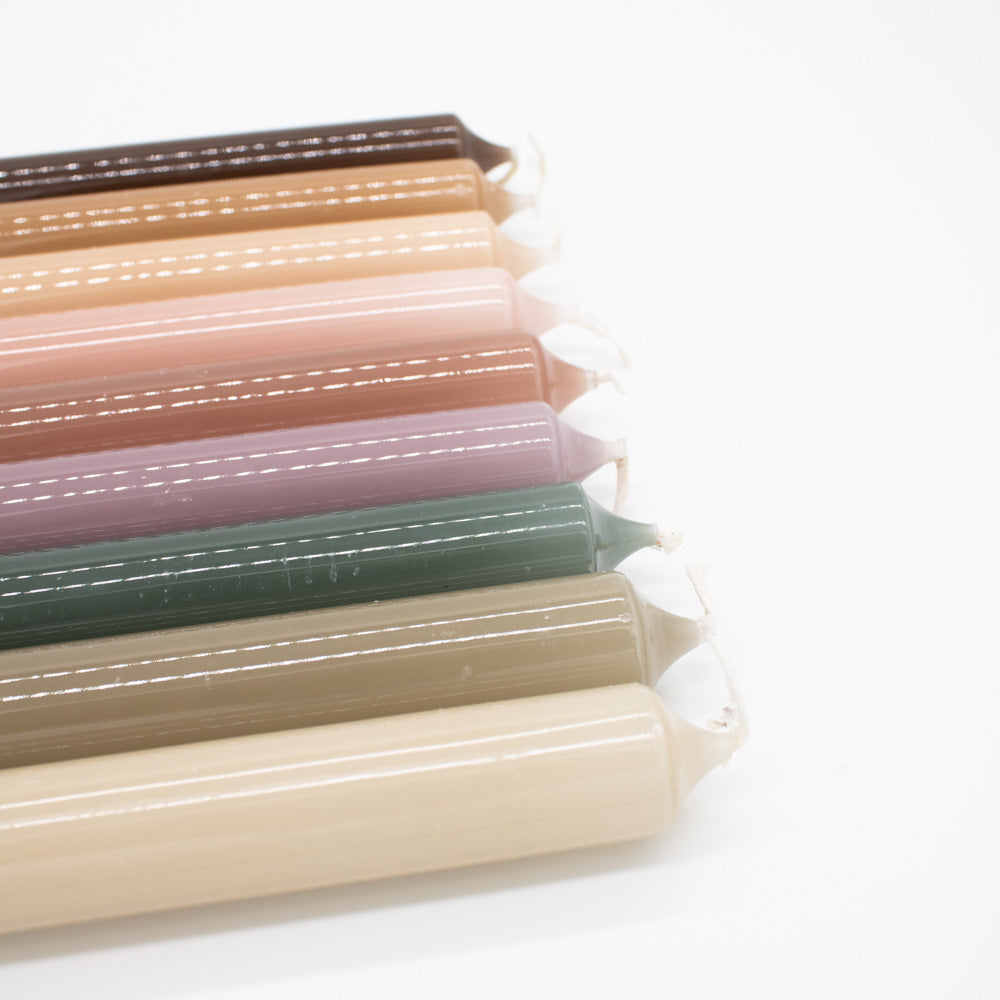 Tafelkerze "Hochglanz" 2,1x19cm in verschiedenen Farben - Interior > Dekoration > Kerzen von mahina