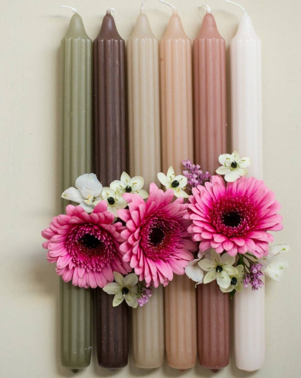 Kerze "Pol" 2,1x24cm 6 Farben - mahina