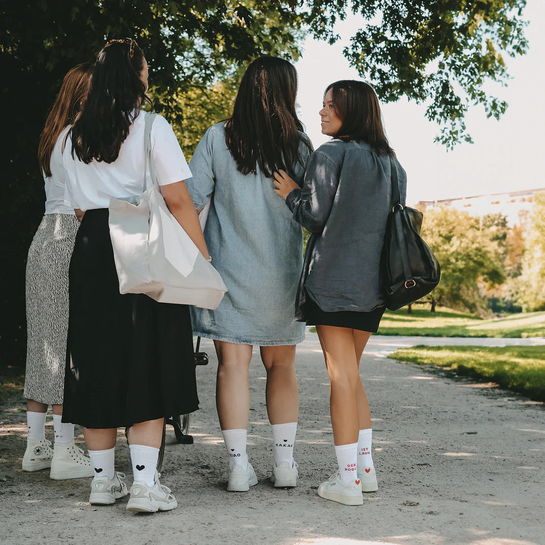 Eulenschnitt Socken be happy - mahina