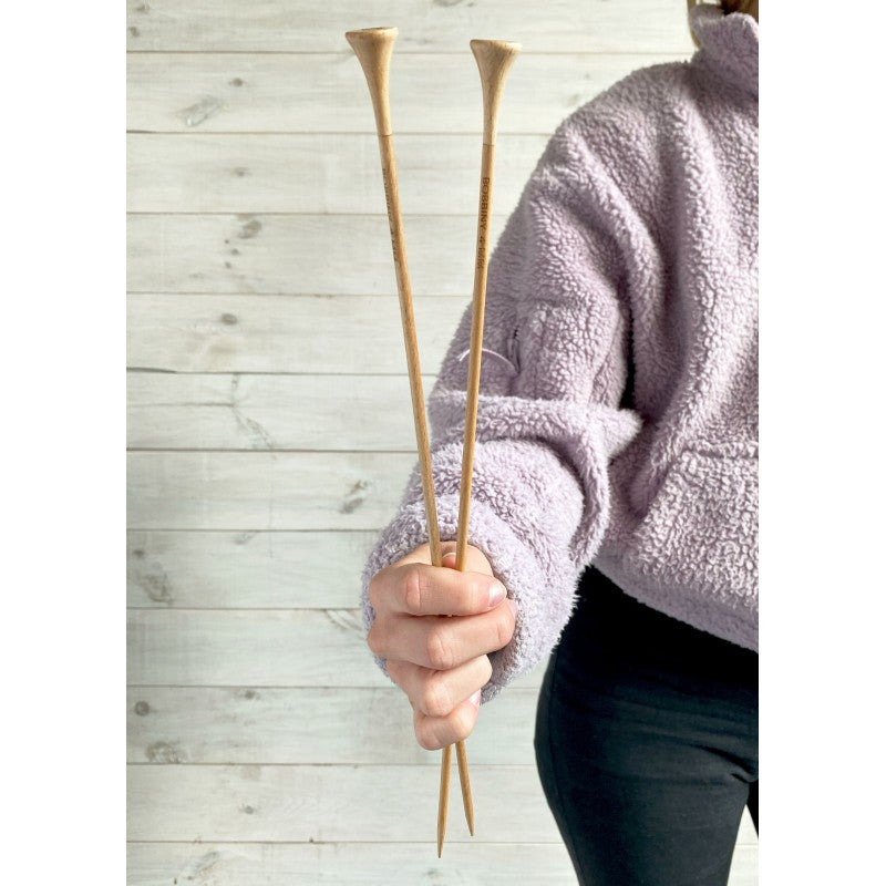 Bobbiny Stricknadel Buchenholz - mahina