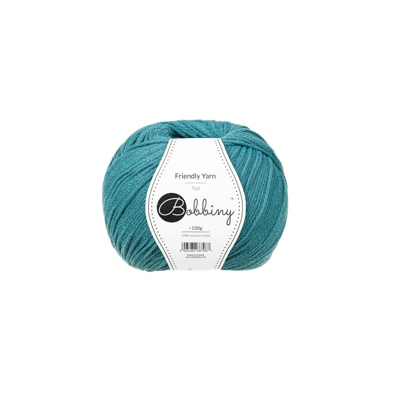 Bobbiny Friendly Yarn Teal 100g - mahina